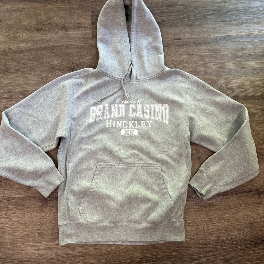 Gray Hoodie with Front Pocket